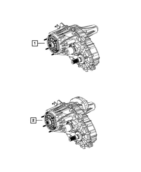 Transfer Case and PTU Assembly for 2020 Ram 1500 #1