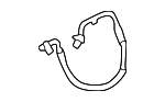 2323202506 - Suspension: Pressure Line for Mercedes-Benz Image