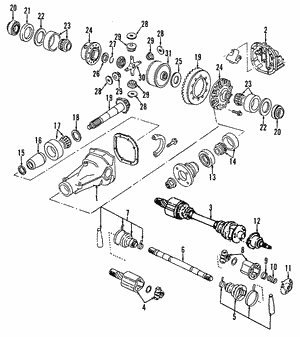 Axle Components for 1986 Nissan 300ZX | OEM Parts Online