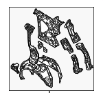 KDY37111X - Body: Inner Panel Assembly for Mazda: CX-5 Image