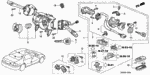 6350S84A12NI - Electrical/Exhaust/Heater/Fuel: ("NI" = "NO IMMOBILIZER" ASSY) for Honda Image