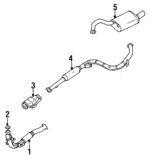 MR188103 - : Center Pipe for Mitsubishi: Eclipse Image