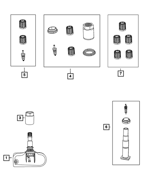 Tire Monitoring System for 2009 Dodge Challenger #0