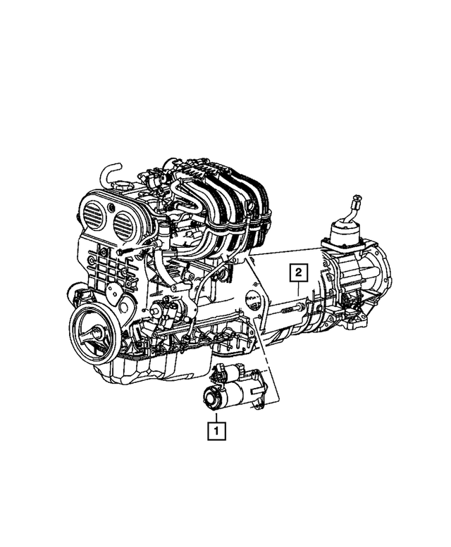 R6041436AC - : Engine Starter, Remanufactured for Mopar Image