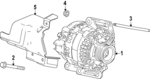 13566578 - : Alternator for Chevrolet: Equinox | GMC: Terrain Image
