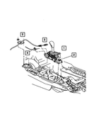 52109779AF - Automatic Transmission Multi-Speed: Shifter Housing And Lever for Jeep: Liberty Image