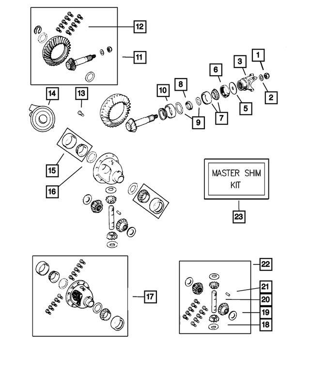 5012444AA - Front Suspension &amp; Drive: Axle Yoke for Mopar Image