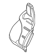 2069100809 - Body: Seat Back Pad for Mercedes-Benz Image