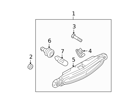 High Mount Lamps for 2012 Mazda 3 #0