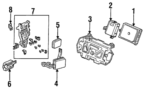 Electrical Components for 1994 Honda Accord #0