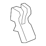 25862395 - : Seat Track Cover Bracket for Saturn: Vue Image