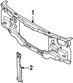 8972025981 - Cooling System: Radiator Support for Isuzu Image