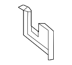 95550153801GRV - Body: Closing Plate for Porsche: Cayenne Image