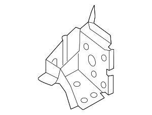 95850171800GRV - Body: Exhaust System Hanger for Porsche Image