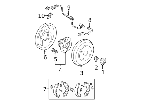 Anti-Lock Brakes for 2007 Honda Accord #0