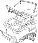 20559921 - Body: Vent Screen for Pontiac: Fiero Image