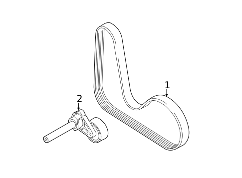 Belts & Pulleys for 2015 Audi TT Quattro #0