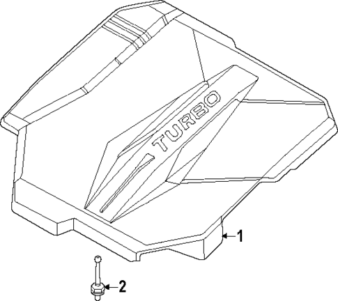 Engine Appearance Cover for 2025 Hyundai Santa Fe #0