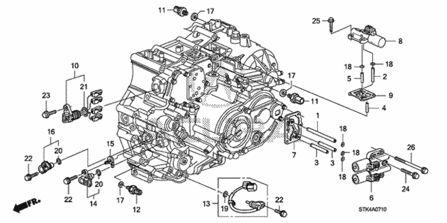 AT Sensor - Solenoid for 2009 Acura RDX #0