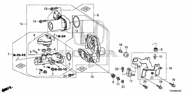Tandem Motor Cylinder (1) for 2014 Honda Accord #0