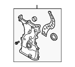 213502C100 - : 2010 Hyundai Genesis Coupe - Front Cover for Hyundai: Genesis Coupe Image