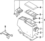 8944925563 - : Console Assembly for Isuzu Image