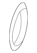 K9A060261A - Steering: Cylinder Bezel for Kia: Sedona, Sephia, Spectra Image