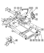 52113208AB - : Lower Control Arm, Right for Dodge: Durango Image