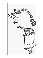 8S0201797B - Emission System: Vapor Canister for Audi: TT Quattro, TT RS Quattro, TTS Quattro Image