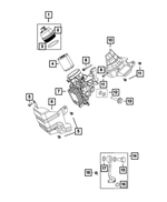 4892710AB - 1.4L Gas; Engine: Oil Filter Guard for Mopar Image