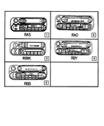 5091888AA - Instrument Panel and Radios and Consoles: Am/fm With Cd And Equalizer Radio for Mopar Image