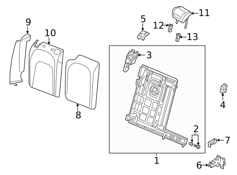 Rear Seat for 2020 Audi e-tron Sportback #3
