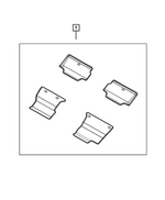 7LM861X7AB - Interior Trim: Floor Mat Kit for Dodge: Charger Daytona Image