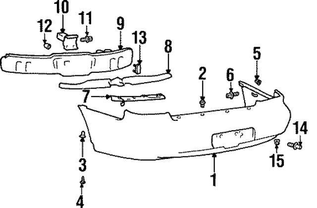 8661029010 - : Bumper Cover for Hyundai Image