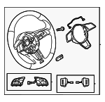 8W0419091DDJQK - Steering: Steering Wheel for Audi Image