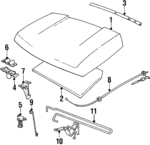 MUC3717 - : Rear Seal for Land Rover: Defender 110, Range Rover Image