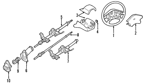 Steering Wheel for 2001 INFINITI G20 #0