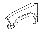 12377863 - Body: Fender for Chevrolet: Blazer, S10 | GMC: Jimmy, Sonoma | Oldsmobile: Bravada Image