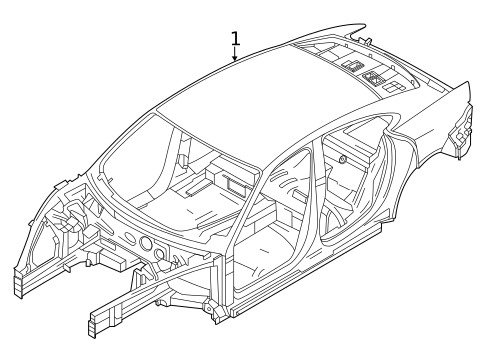 Body Assembly for 2023 Porsche Taycan #0
