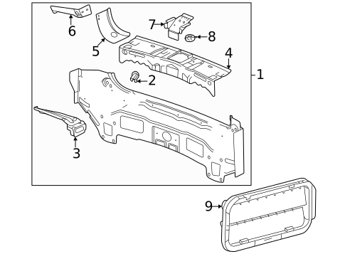 Rear Body for 2022 Buick Envision #0