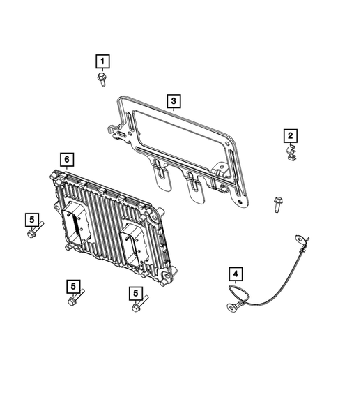 Keys, Modules and Engine Controllers for 2021 Jeep Gladiator #9