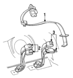 F961JX9 - Electrical: Seat Belt Assembly for Chrysler: Imperial, LeBaron, New Yorker Image
