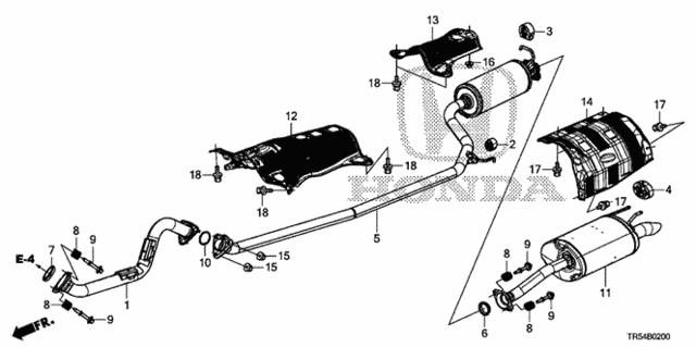 Exhaust Pipe - Muffler for 2012 Honda Civic #0