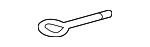 5196153010 - Body: Tow Hook for Lexus: IS F, IS250, IS350 Image