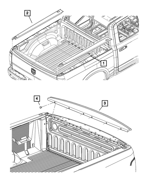 Pickup Box and Fuel Filler Door for 2020 Ram 2500 #7