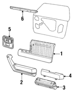10095588 - Body: Door Trim Panel for Buick: Century Image