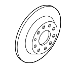 5QN615601 - Brakes: Rotor for Volkswagen Image