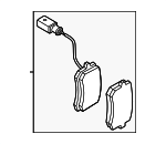 3Q0698451S - Brakes: Disc Brake Pad Set for Volkswagen Image