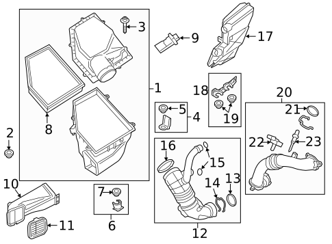 Air Intake for 2018 BMW 640i xDrive Gran Turismo #0