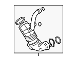 13717643302 - Engine: Intake Tube for BMW Image